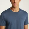 Camiseta con bolsillo de algodón orgánico