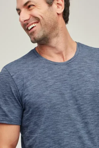 Camiseta de algodón texturizado