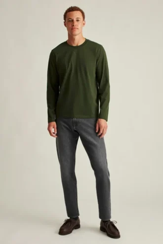 Camiseta de manga larga de peso medio