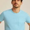 Camiseta de punto con efecto slub teñida en prenda y descolorida por el sol