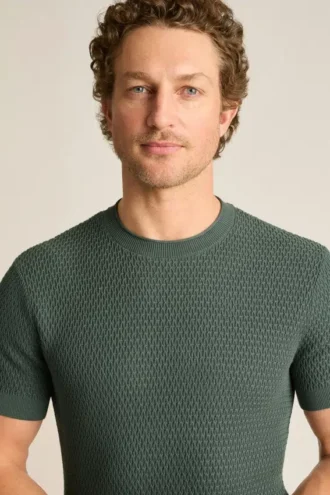 Camiseta de punto para hombre de Bonobos | Prenda esencial de algodón refinada para combinar