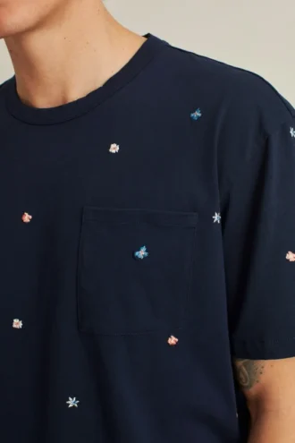 Camiseta estampada de peso medio