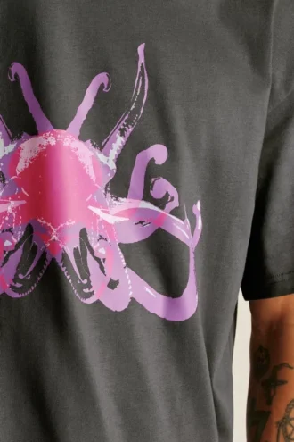 Camiseta gráfica holgada de manga corta Fielder