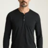 Camiseta Henley de manga larga Jetsetter Performance