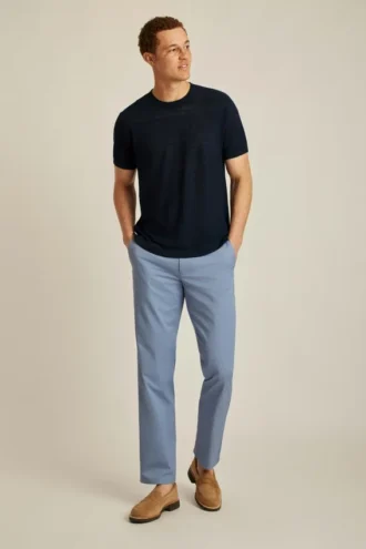 Camiseta tipo suéter de mezcla de lino