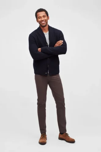 Cardigan chal de merino