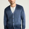Cardigan de cachemira para hombre de Bonobos | Tejido de mezcla de algodón teñido por inmersión