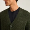 Cardigan de punto trenzado para hombre de Bonobos | Mezcla de merino, estilo tradicional