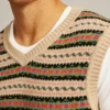 Chaleco de lana merino con diseño Fair Isle