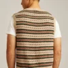 Chaleco de lana merino con diseño Fair Isle