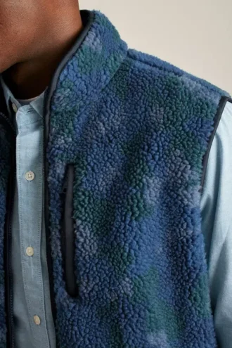 Chaleco de polar con cremallera