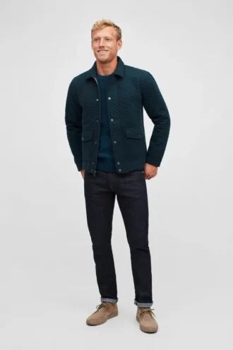 Chaqueta acolchada de felpa