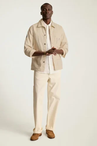 Chaqueta Beau Chore bordada para hombre