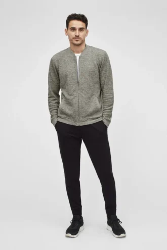 Chaqueta bomber de felpa