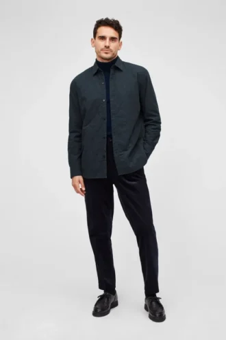 Chaqueta de camisa acolchada