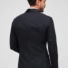Chaqueta de esmoquin de lino italiano elástico Capstone Chaqueta de esmoquin de lino italiano elástico Capstone