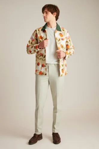 Chaqueta de lona elástica