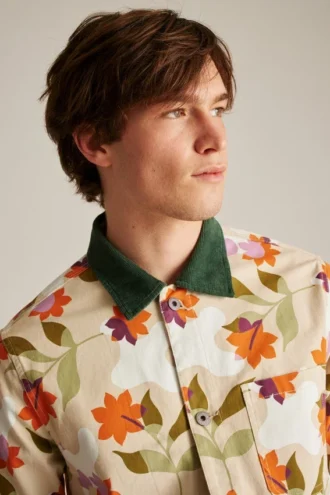 Chaqueta de lona elástica