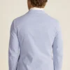 Chaqueta de traje de algodón elástico italiano