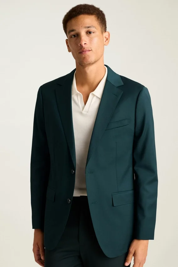 Chaqueta de traje de lana elástica Jetsetter Stretch Chaqueta de traje de lana elástica Jetsetter Stretch