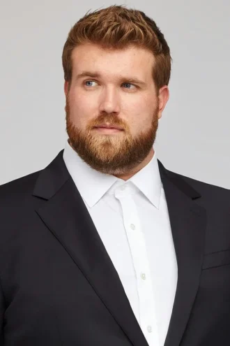 Chaqueta de traje de lana elástica Jetsetter Stretch | Tallas grandes