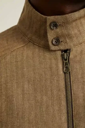Chaqueta Harrington de lino de Bonobos: duradera, elegante y con estilo