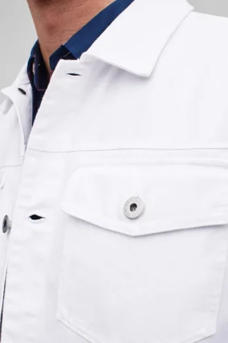 Chaqueta vaquera teñida en prenda