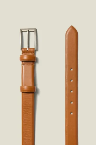 Cinturón de vestir de cuero para hombre