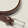 Cinturón de vestir de cuero para hombre