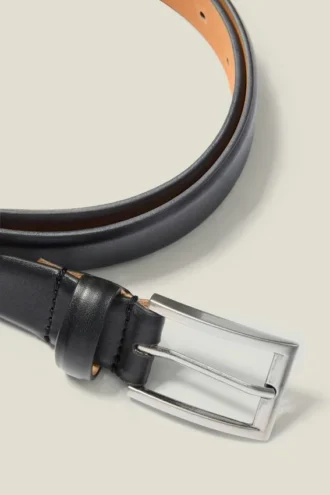 Cinturón de vestir de cuero para hombre