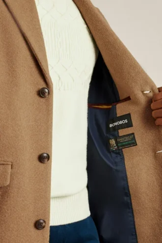 El abrigo de lana italiana