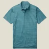 El polo de golf Performance: liso y a rayas