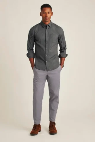 Flannel-Lined Chino with Drawstring