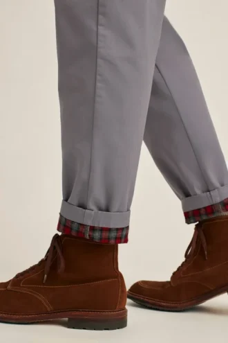 Flannel-Lined Chino with Drawstring