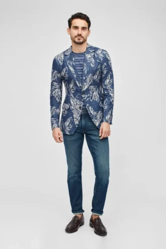 Floral Blazer Unconstructed