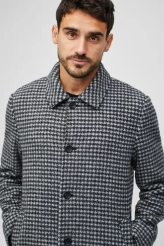 Gabardina de lana italiana