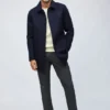 Italian Wool Car Coat para hombre