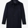 Italian Wool Car Coat para hombre