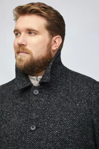 Italian Wool Car Coat Tallas grandes