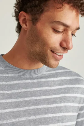 Jersey de cuello redondo de lino