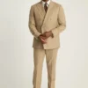 Jetsetter Blazer italiano de franela de doble botonadura Jetsetter Blazer italiano de franela de doble botonadura
