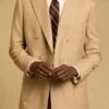 Jetsetter Blazer italiano de franela de doble botonadura Jetsetter Blazer italiano de franela de doble botonadura