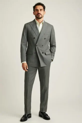 Jetsetter Blazer italiano de lana de doble botonadura