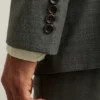 Jetsetter Blazer italiano de lana de doble botonadura Jetsetter Blazer italiano de lana de doble botonadura