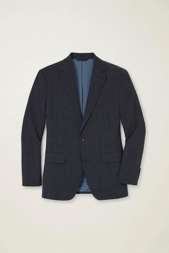 Jetsetter Blazer italiano de seersucker Jetsetter Blazer italiano de seersucker