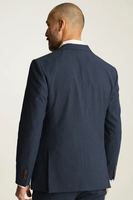 Jetsetter Blazer italiano de seersucker Jetsetter Blazer italiano de seersucker