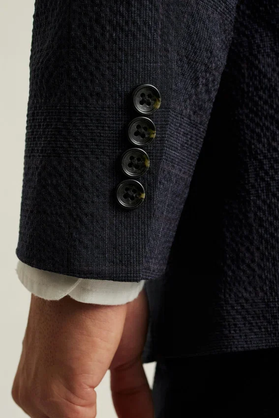 Jetsetter Blazer italiano de seersucker Jetsetter Blazer italiano de seersucker