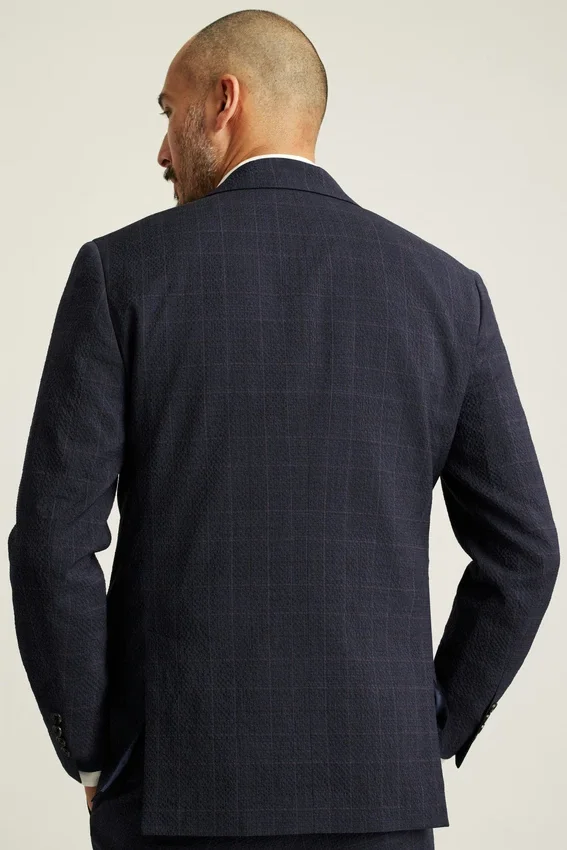 Jetsetter Blazer italiano de seersucker Jetsetter Blazer italiano de seersucker