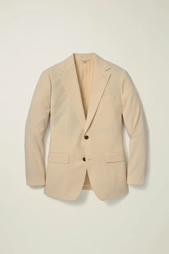 Jetsetter Blazer italiano de seersucker Jetsetter Blazer italiano de seersucker