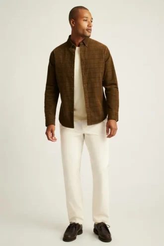 La camisa de pana elástica